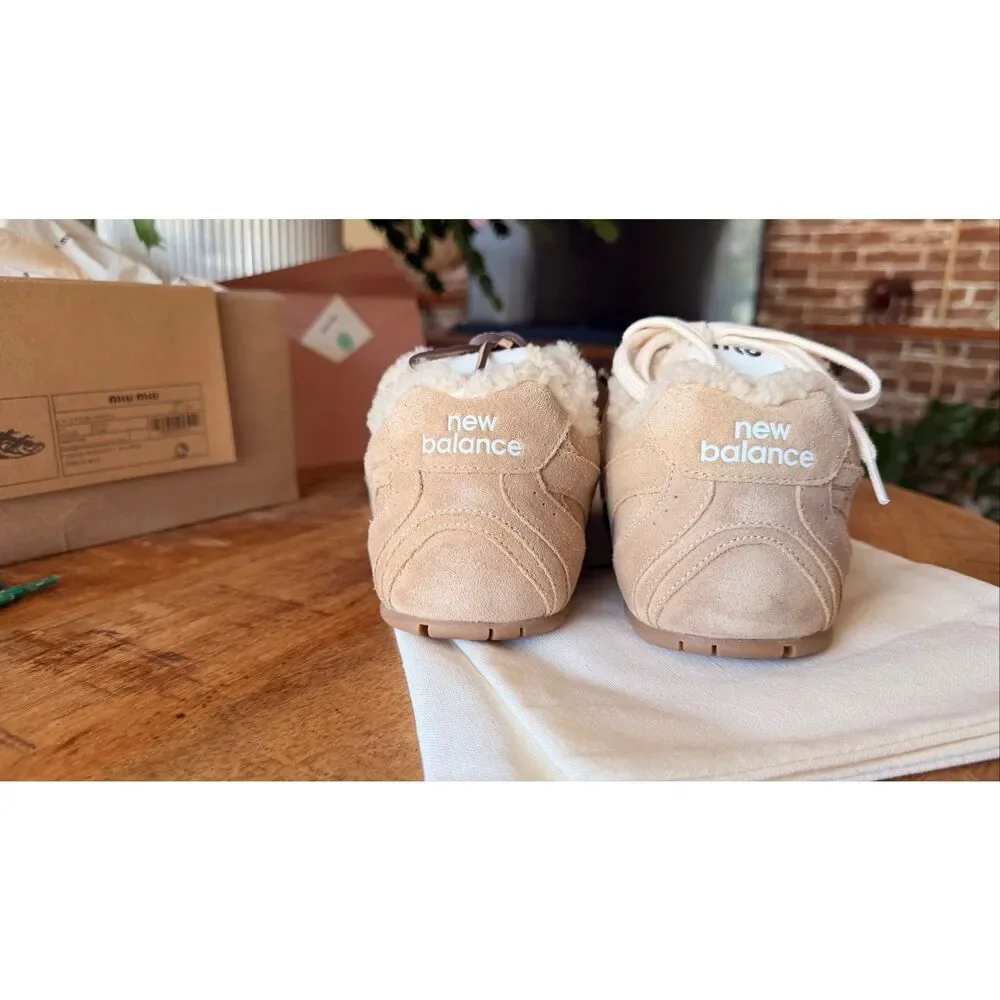 Luxury Inspired Suede Fur Lined Sneakers Unisex EU 39 , 41 High Comfort
